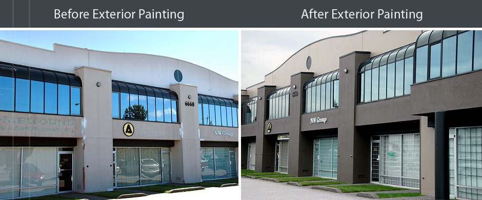 Before and After Exterior Painting